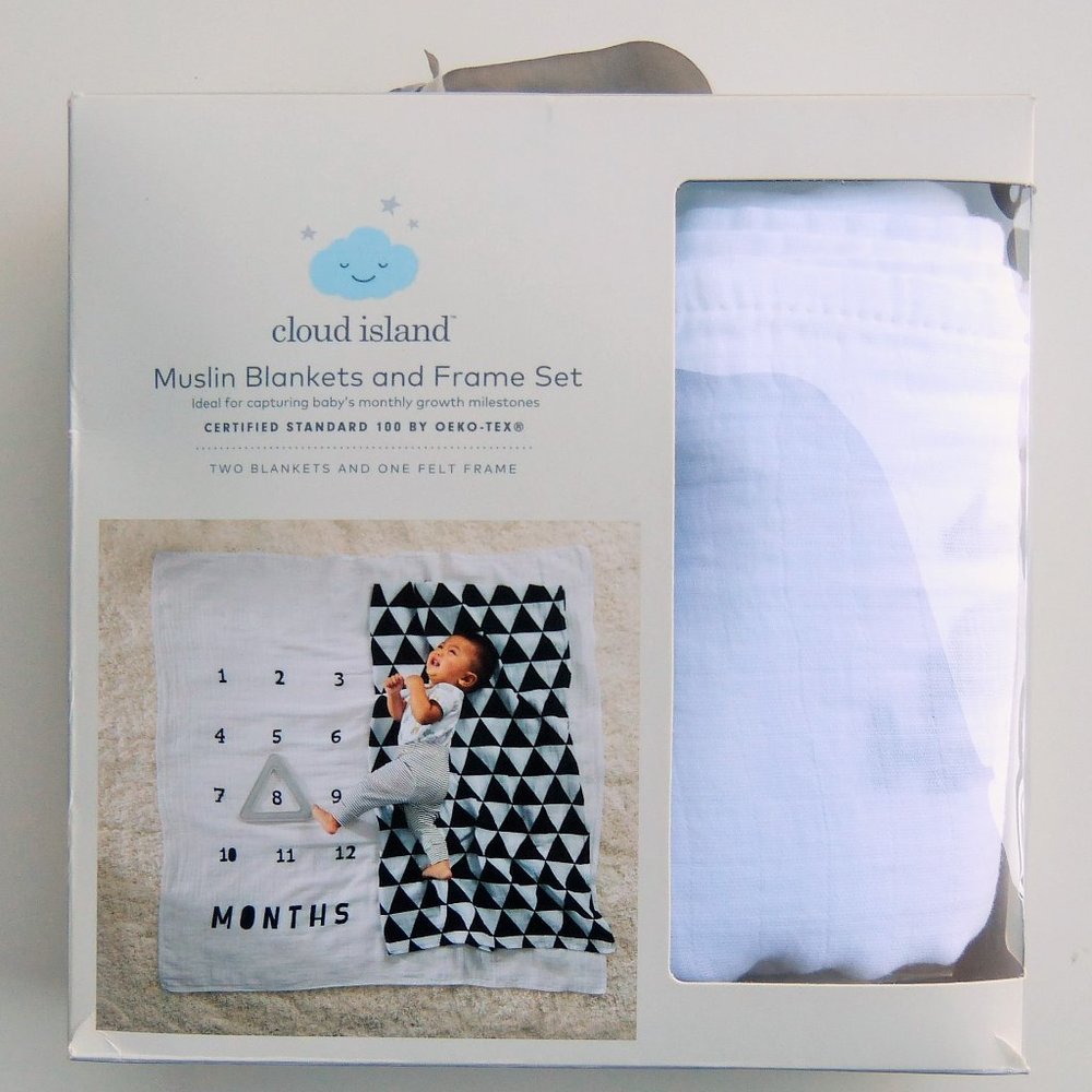 Muslin Blanket and Felt Frame Set